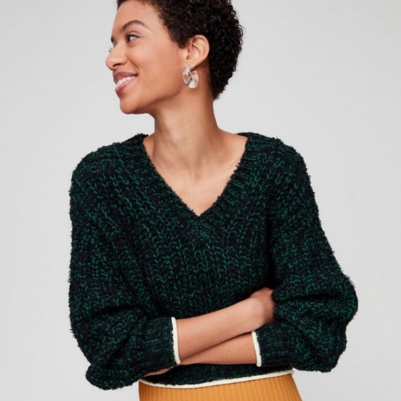 NWOT - XS - Aritzia - Wilfred - Wilfred Eleanore V-Neck Sweater - Picture 1 of 11